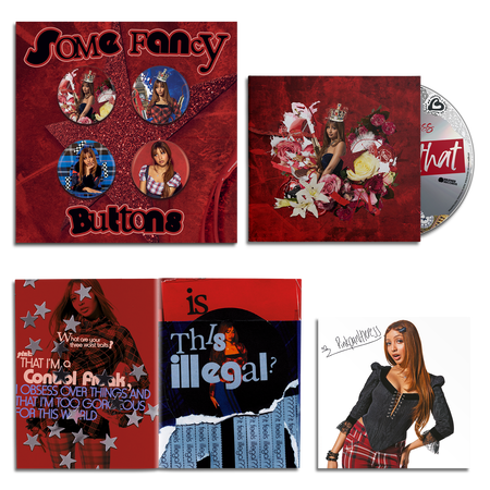 Pinkpantheress fancythatサイン入りアルバム Fancy That' CD Zine & Some Fancy Stickers Bundle (Signed